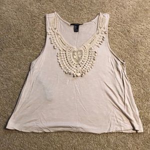 Tan tank, size small
